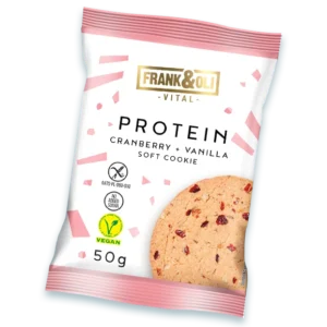 suhkruvaba proteiiniküpsis jõhvika ja vaniljega