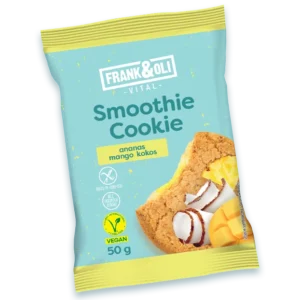 suhkruvaba smuutiküpsis ananassi, mango ja kookosega