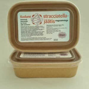 Suhkruvaba stracciatellajäätis